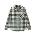 thumbnail image 1 of Balabala Boys' and Girls' Long Sleeve Flannel Shirt, Toddler & Kids Plaid Button Down, Soft Cotton Blend, Casual Fall Outerwear, 1 of 8