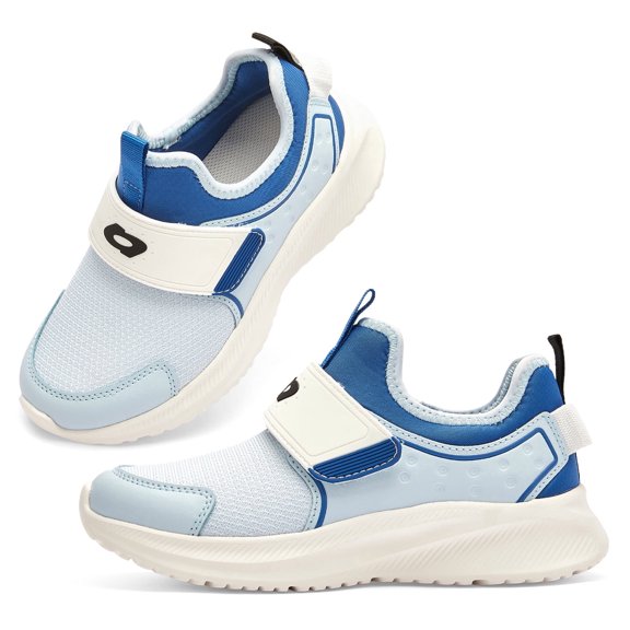 Balabala Hook and Loop Running Shoes Boys Sneakers Girls Sneakers Kids Lightweight Breathable Tennis Shoes Athletic Shoes