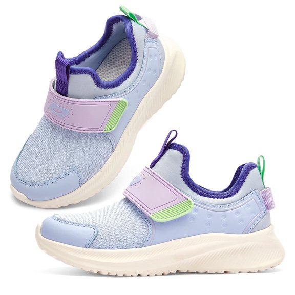 Balabala Hook and Loop Running Shoes Boys Sneakers Girls Sneakers Kids Lightweight Breathable Tennis Shoes Athletic Shoes