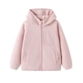 thumbnail image 1 of Balabala Kids Fleece Jacket with Hood, Full Zip Warm Winter Coat with Pockets for Toddlers and Kids, 1 of 5