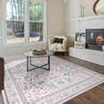 thumbnail image 1 of Balacho Cozy Boho Vintage Floral Area Rug, 4' x 6', Pink, 1 of 7
