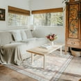 thumbnail image 1 of Balacho Elegant Vintage Boho Distressed Faux Wool Area Rug, 4' x 6', Beige, 1 of 8