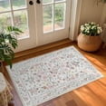 thumbnail image 1 of Balacho Farmhouse Floral Bohemian Faux Wool Area Rug, 2' x 3', Beige, 1 of 9