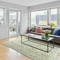 thumbnail image 1 of Balacho Farmhouse Floral Bohemian Faux Wool Area Rug, 5' x 8', Green, 1 of 6