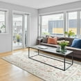 thumbnail image 1 of Balacho Farmhouse Floral Bohemian Faux Wool Area Rug, 6' x 9', Beige, 1 of 8