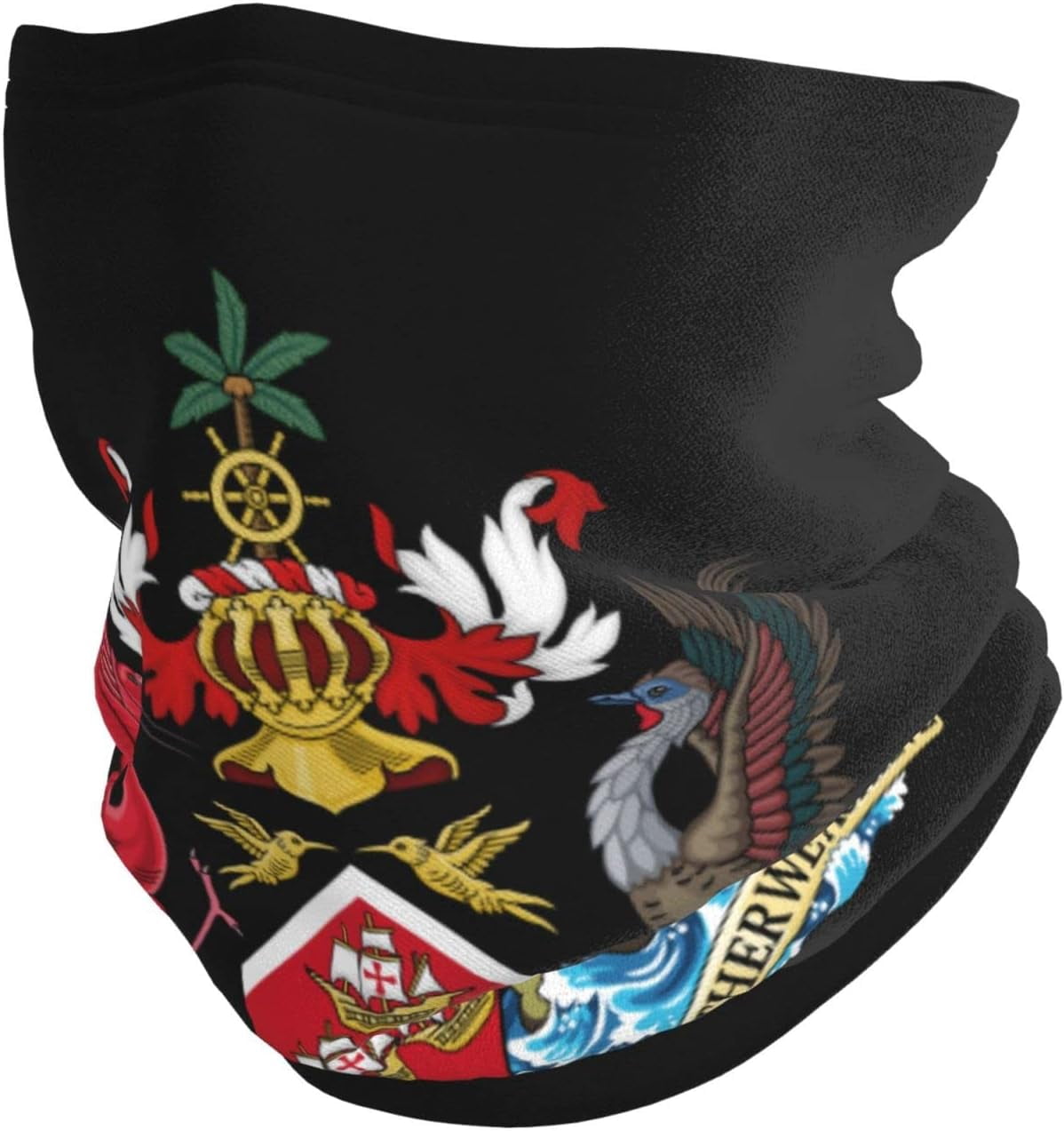 Balaclava Coat of Arms of Trinidad and Tobago Microfiber Face Cover
