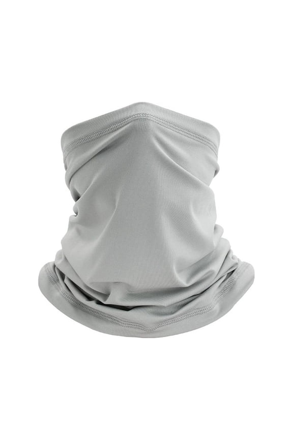 Balaclava Cycling Neck Tube Scarf Snood Biker Face Ma Sk Warmer Multi Use Light Gray