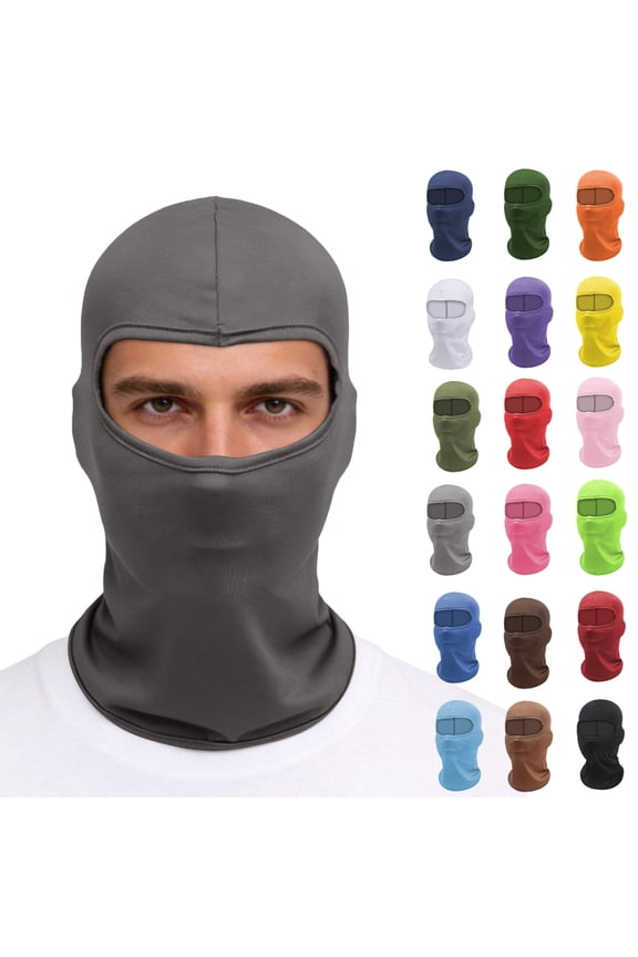 Balaclava Face Cover Cycling Mask Full Face Hood Breathable Stretch Head Cover Wind Resistant Neck Gaiter Helmet Liner for Motorcycle Riding Hiking Outdoor Sports and Work Activities