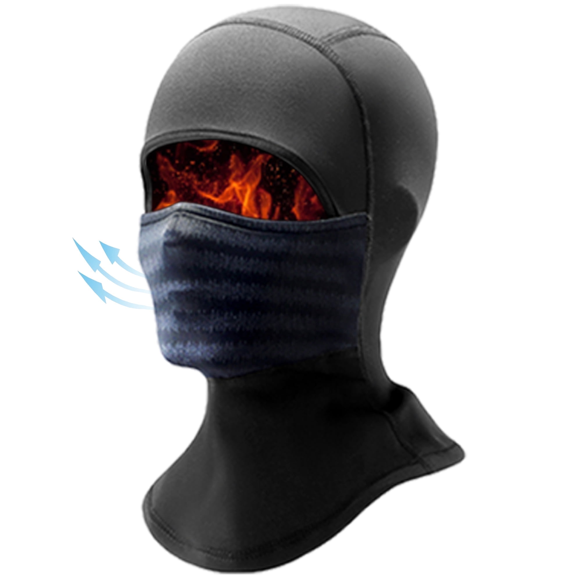 Fleece Balaclava Ski Mask for Men Windproof Cold Weather Face Mask ...