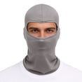 thumbnail image 1 of Balaclava Face Mask Adjustable Windproof UV Protection Hood Light Gray, 1 of 4