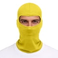 thumbnail image 1 of Balaclava Face Mask Adjustable Windproof UV Protection Hood Yellow, 1 of 4