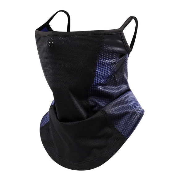 Balaclava Face Mask Cooling Neck Gaiter with Ear Loop Sun Shield Breathable Bandana UV Protection Headband Scarf Reusable Washable
