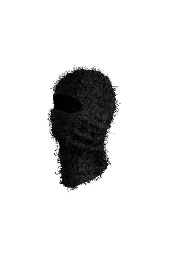 Balaclava Face Mask Knitted Distressed Balaclava Windproof Cool Cold Weather Full Face Ski Mask