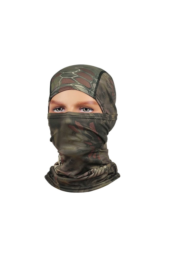 Balaclava Face Mask Neck Gaiter Motorcycle Mask Ski Mask Sun UV Protection Hood Breathable with Nose Mesh, Face Mask for Men Women - Motorcycle Fish F One Size