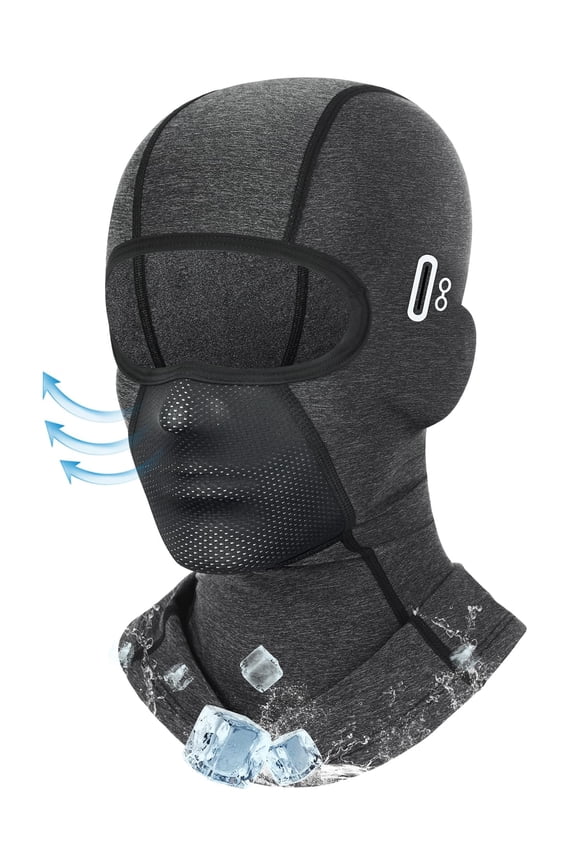 Balaclava Face Mask with Glasses Holes for Men Women Summer Cooling Shiesty Mask Sun UV Protection for Motorcycle Work Ski