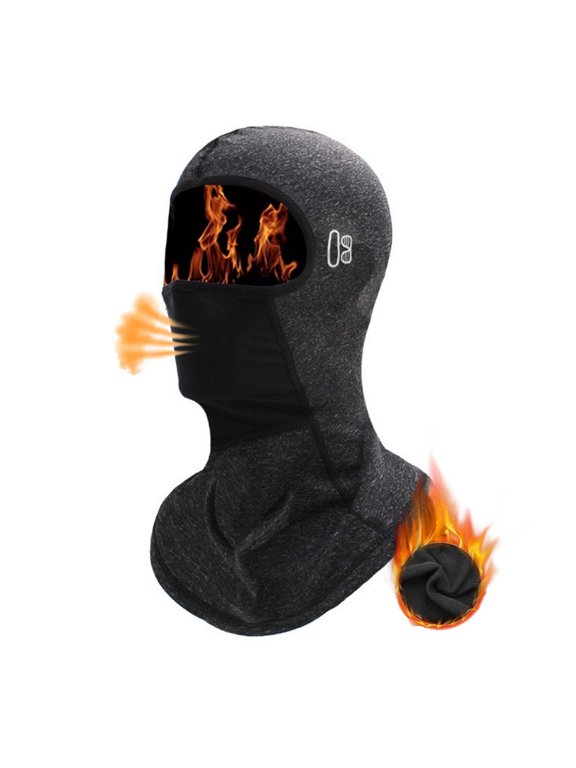 Balaclava Face Ski Mask Scarf Fleece Winter Face Covering Cold Weather Gear 360° Keep Warm for Men/Women Outdoor Sports Motorcycle Snowboard Fishing, Gray