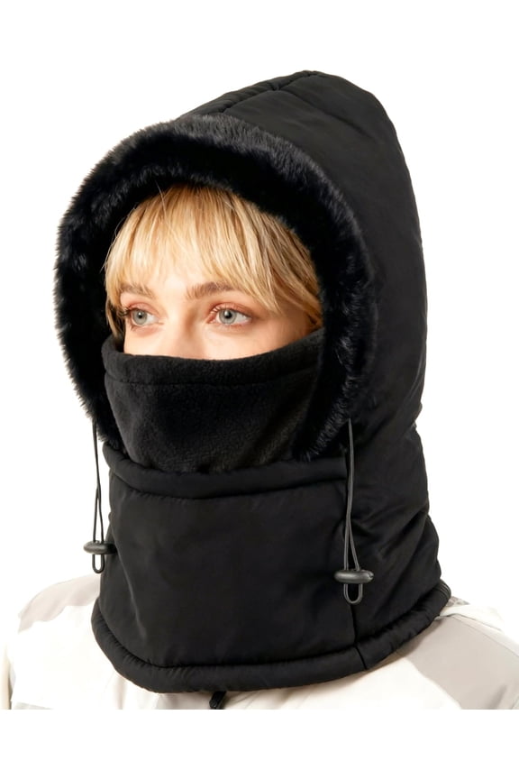 Balaclava Fleece Ski Mask for Men Women with Cover, Water Repellent Windproof for Cold Weather Skiing