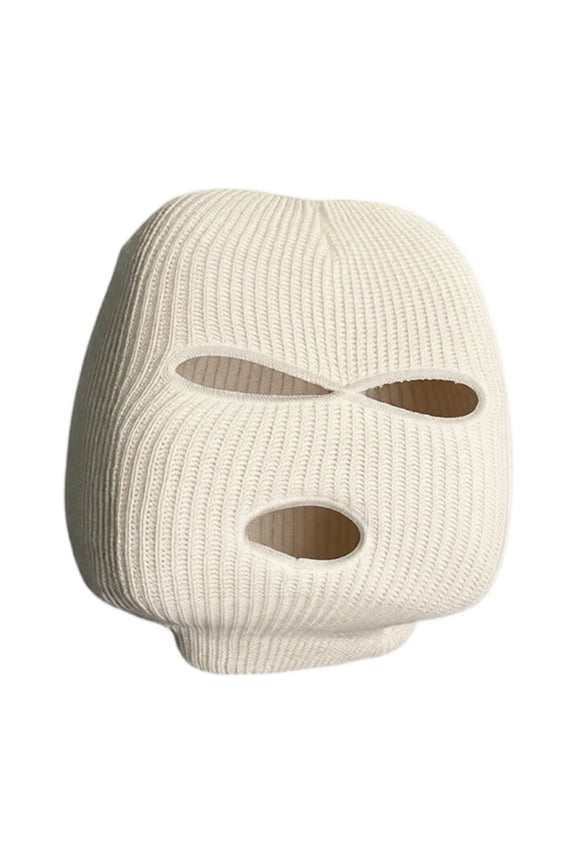 Balaclava Full Face Cover Warm Winter Face Mask for Halloween Robber Cold Weather Outdoor Motorcycle Ski Gear Birthday Gift for Skiers Acrylic Crocheted One Size