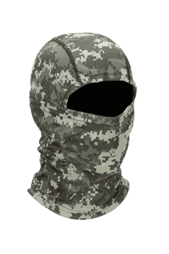 Balaclava Full Face Mask Camo Digital UV Protection Ski Sun Hood Tactical Masks