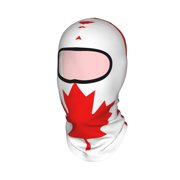 Balaclava Full Face Mask Ski Mask Canada Flag Sun Protection Cover Motorcycle Full Face Mask For Men Women Outdoor Sports