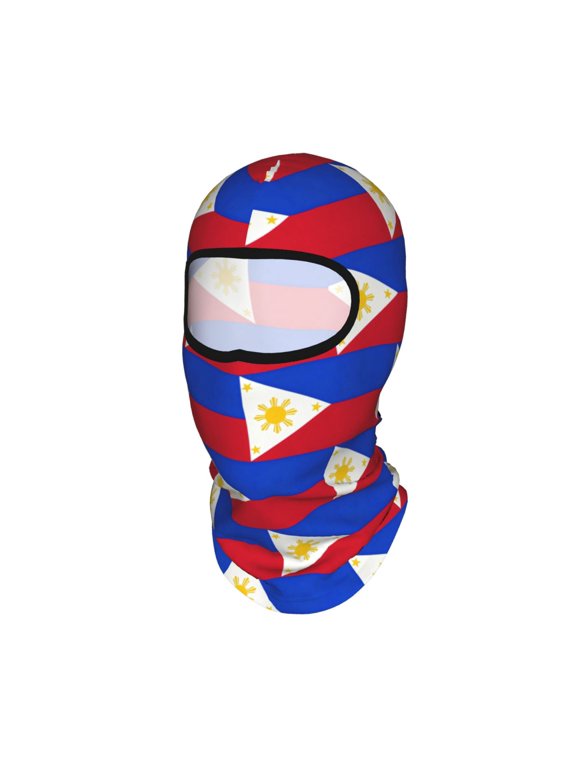 Balaclava Full Face Mask Ski Mask Filipino Flag Sun Protection Cover Motorcycle Full Face Mask For Men Women Outdoor Sports