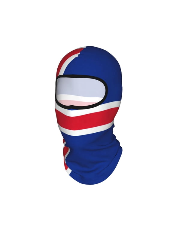 Balaclava Full Face Mask Ski Mask Flag Of Iceland Sun Protection Cover Motorcycle Full Face Mask For Men Women Outdoor Sports
