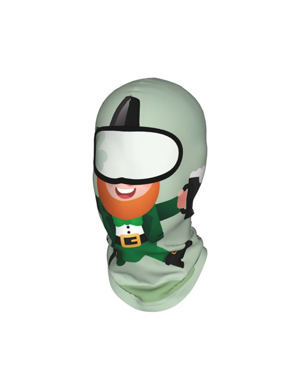 Balaclava Full Face Mask Ski Mask St. Patrick'S Day Art Sun Protection Cover Motorcycle Full Face Mask For Men Women Outdoor Sports