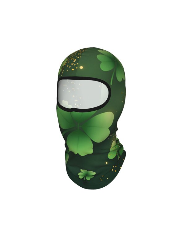 Balaclava Full Face Mask Ski Mask St Patrick'S Day Pattern Sun Protection Cover Motorcycle Full Face Mask For Men Women Outdoor Sports