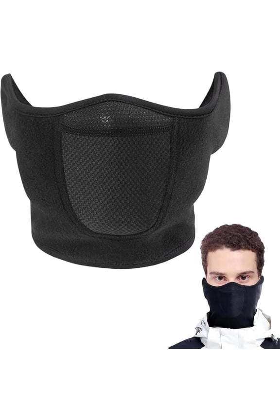 Balaclava Half Face Mask Ski Mask Adjustable Hook and Loop Windproof for Bike Motorcycle Winter Outdoor Sports