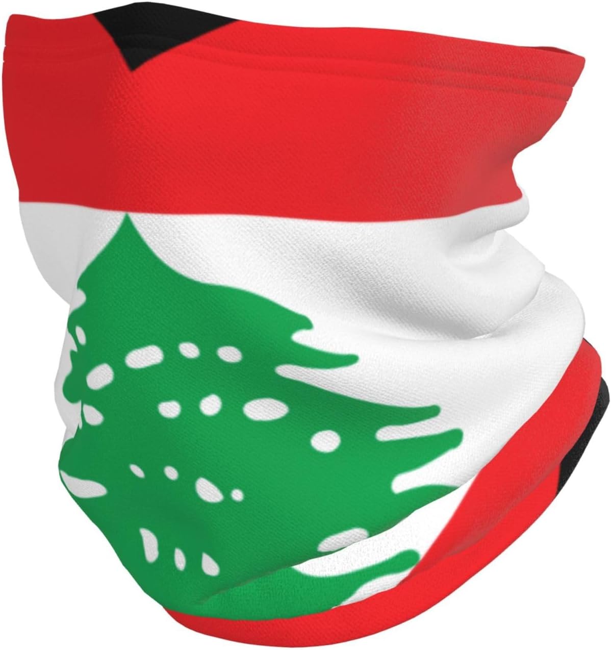 Balaclava Love Lebanon Flag Lebanese Heart Microfiber Face Cover Neck