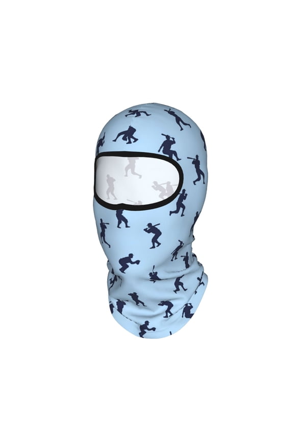 Balaclava Mask Print Full Face Mask Baseball Players Neck Gaiter Sun Protection Face Cover Mask Windproof Ski Mask