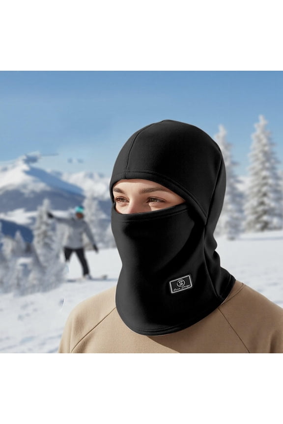 Balaclava for Men and Women, Winter Ski Mask Windproof Thermal Face Cover with Fleece Lining, 2 in 1 Hood and Neck Warmer for Riding, Snowboarding, Cold Weather Outdoor Activities