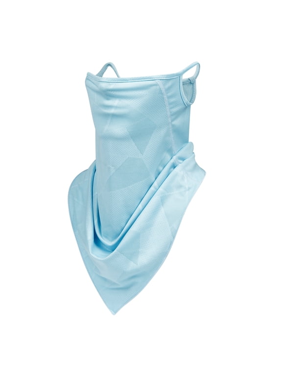 Balaclava Neck Gaiter with Ear Loops Scarf Cooling Breathable Bandana UV Sun Protection Outdoors Cloth Face Mask Cover for Women Men