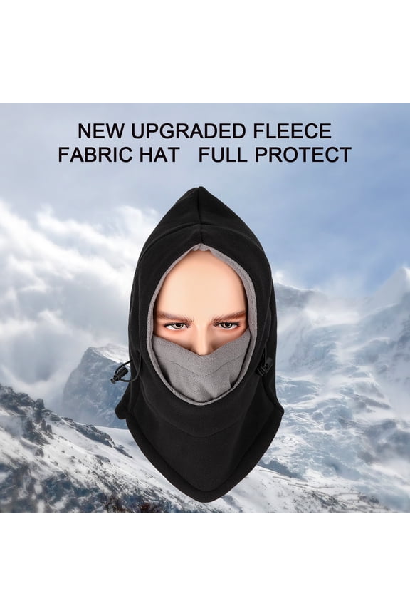 Balaclava Ski Face Mask Fleece Neck Gaiter Winter Beanie for Men from Dust Wind