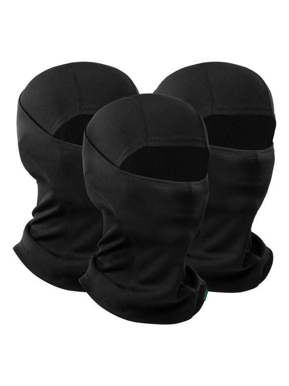 Balaclava Ski Mask 3 Pieces Full Face Cover for Men and Women Breathable Full Face Mask for Skiing Outdoor Sports