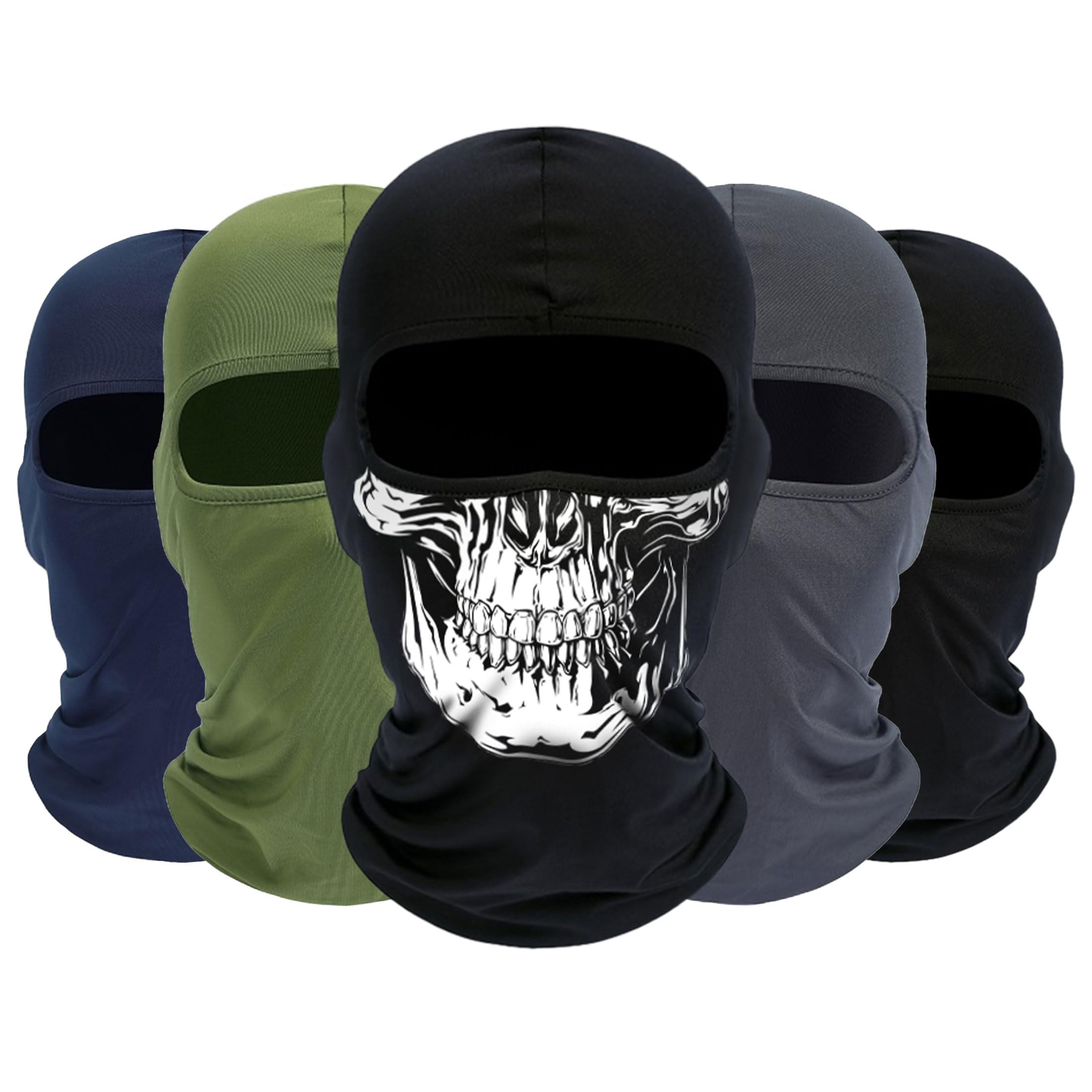 Balaclava Ski Mask  5 Pack Neck Gaiter Scarf Cold Winter Warm Windproof Men/women