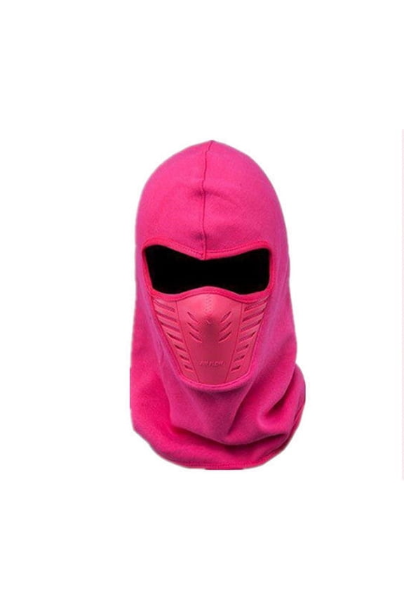 Balaclava Ski Mask - Cold Weather Full Face Hat with Breathable Air Vents for Men & Women for Winter Sports Red Color
