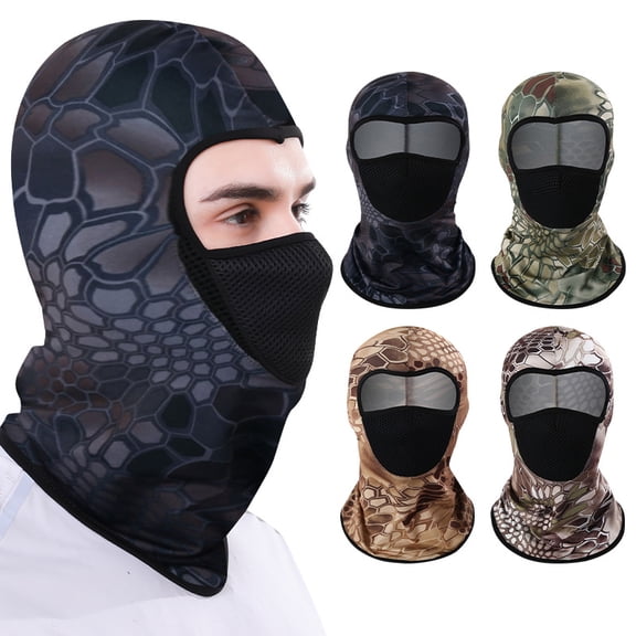 Balaclava Ski Mask Cover Breathable Sun Dust Protection Full Face Cover for Women Men Outdoor Activities