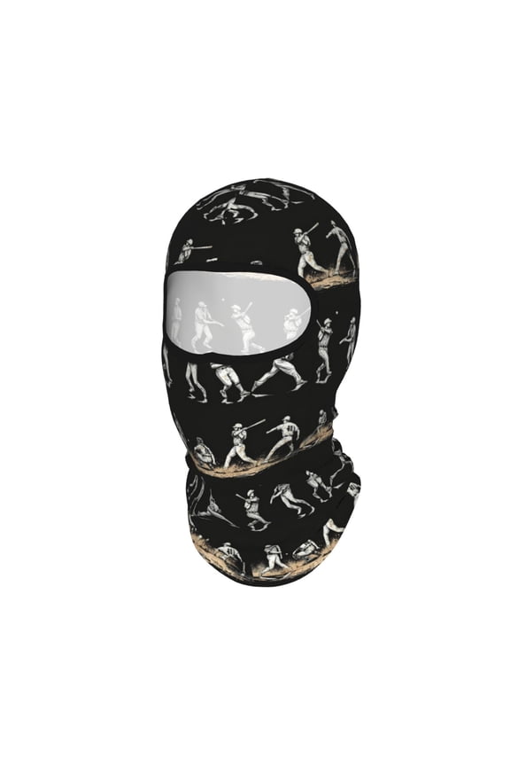 Balaclava Ski Mask For Men Women Baseball Players Print Summer Face Mask For Motorcycle Helmets Neck Gaiter Bandanas