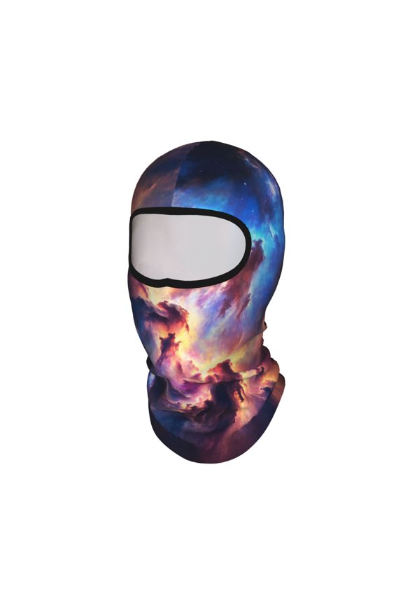 Balaclava Ski Mask For Men Women Nebula Galaxy Pattern Summer Face Mask For Motorcycle Helmets Neck Gaiter Bandanas