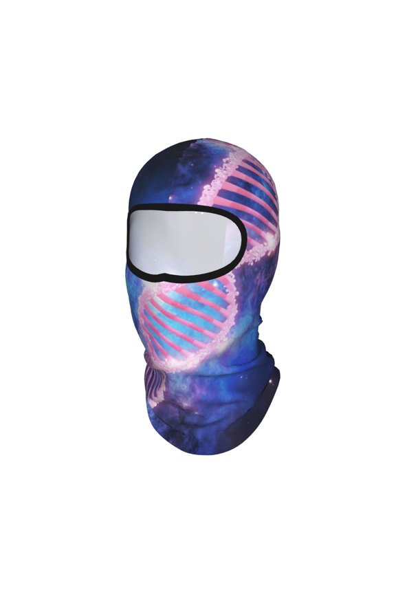 Balaclava Ski Mask For Men Women Rainbow Glitter Double Helix Summer Face Mask For Motorcycle Helmets Neck Gaiter Bandanas