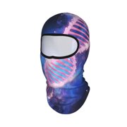 Balaclava Ski Mask For Men Women Rainbow Glitter Double Helix Summer Face Mask For Motorcycle Helmets Neck Gaiter Bandanas