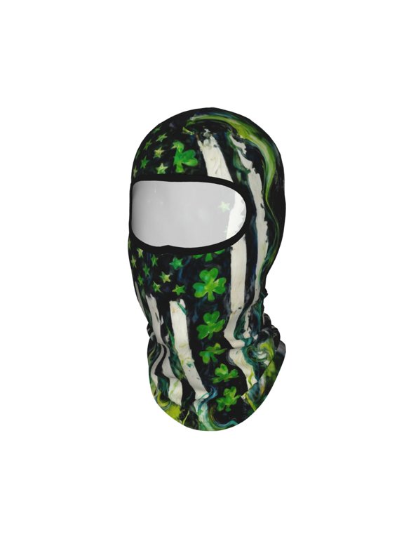 Balaclava Ski Mask For Men Women St-Patrick'S-Day Big Irish America Flag Summer Face Mask For Motorcycle Helmets Neck Gaiter Bandanas