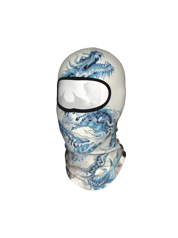 Balaclava Ski Mask For Men Women Tradition Chinese Dragon Summer Face Mask For Motorcycle Helmets Neck Gaiter Bandanas