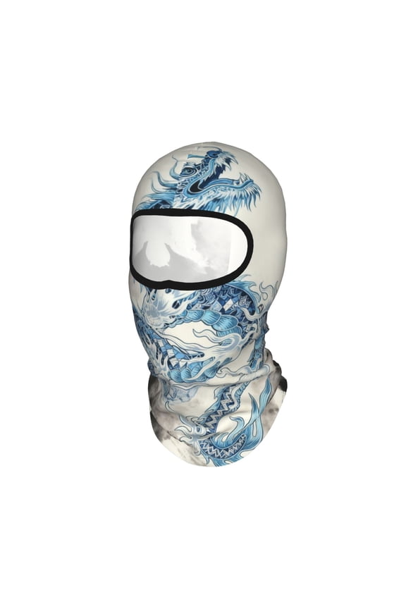 Balaclava Ski Mask For Men Women Tradition Chinese Dragon Summer Face Mask For Motorcycle Helmets Neck Gaiter Bandanas