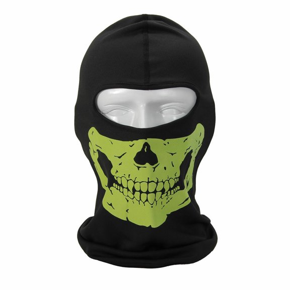 Balaclava Ski Mask, Ghosts Skull Full Face Mask UV Protector Full Face Mask Scarf Summer Cooling Neck Hood Hat for Cycling Hiking Motorcycle