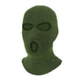 thumbnail image 1 of ZQUUVOU Balaclava Ski Mask Thermal Elastic Breathable Winter Face Mask For Cold Weather Perfect For Skiing Ice Army Green, 1 of 3