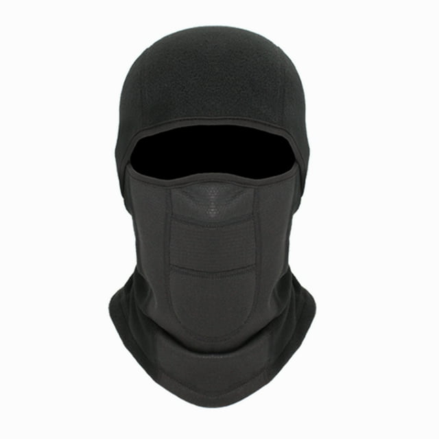 Balaclava Ski Mask Thermal Full Face Covering For Men Women Cold Weather Riding Masks Black