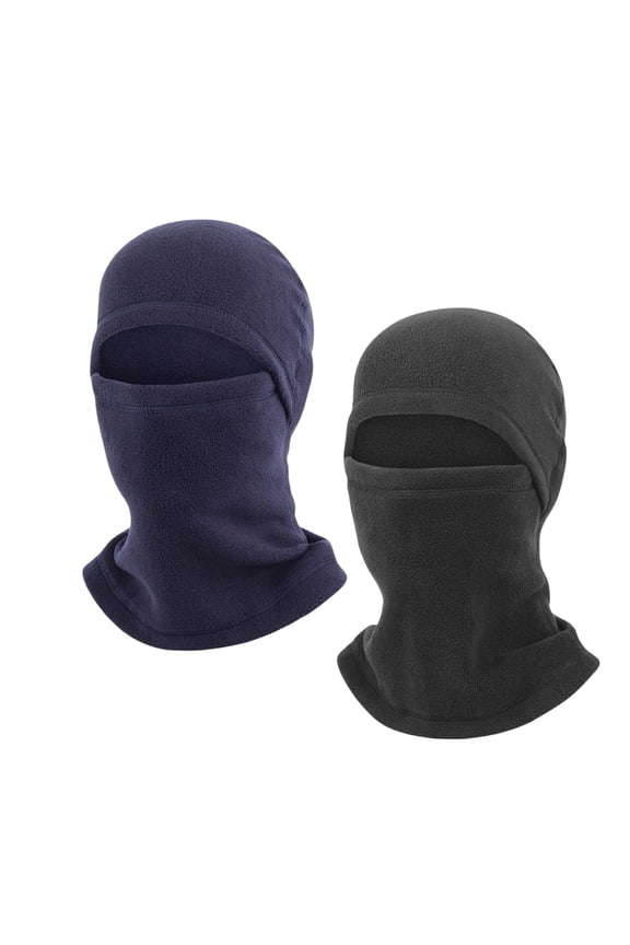 2 Pack Balaclava Ski Mask,Warm and Windproof Fleece Winter Sports Cap for Men Women
