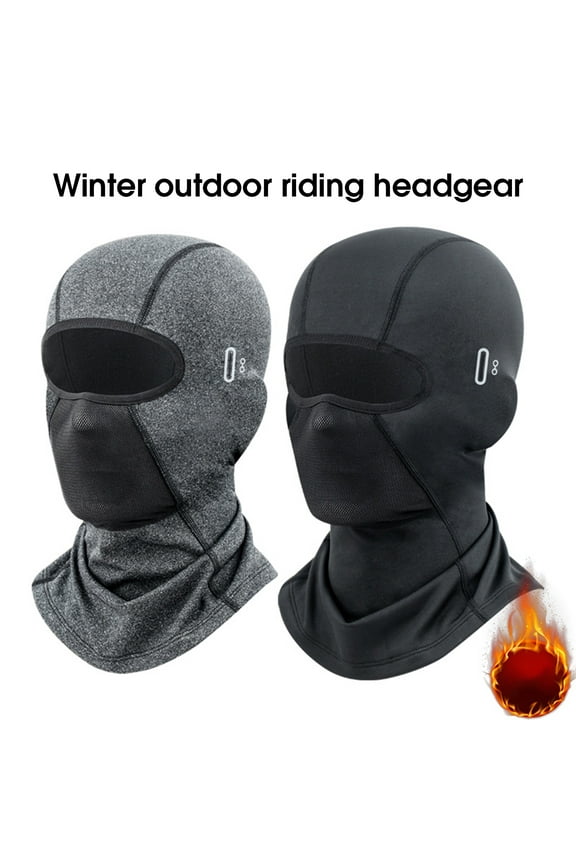 Balaclava Ski Mask - Winter Face Mask for Men & Women - Cold Weather Gear for Skiing, Snowboarding & Motorcycle Riding Black
